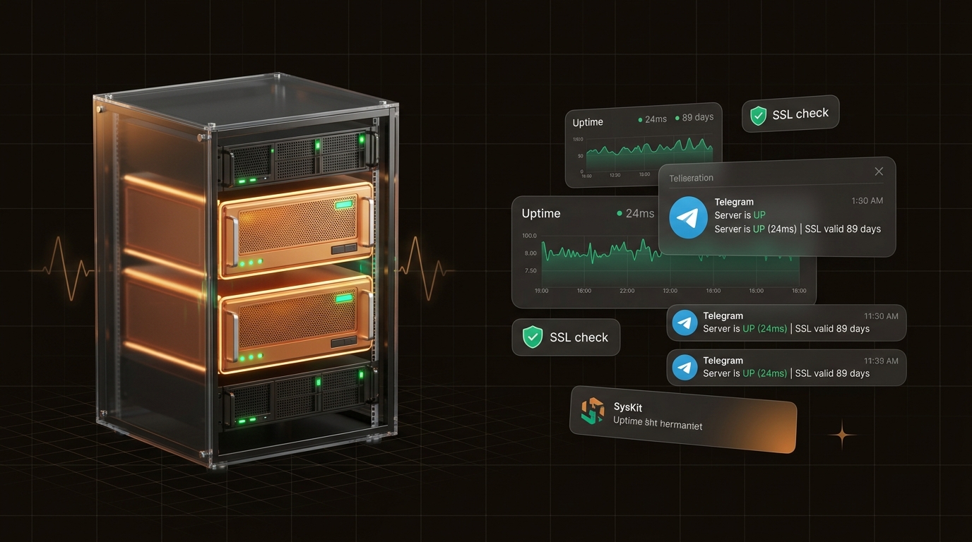 Telegram-бот SysKit Uptime and SSL Monitor